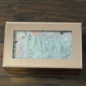 Elegant Beaded 'Mom' Jewelry Box